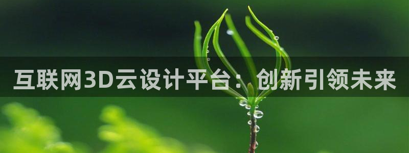 天狮娱乐妞妞：互联网3D云设计